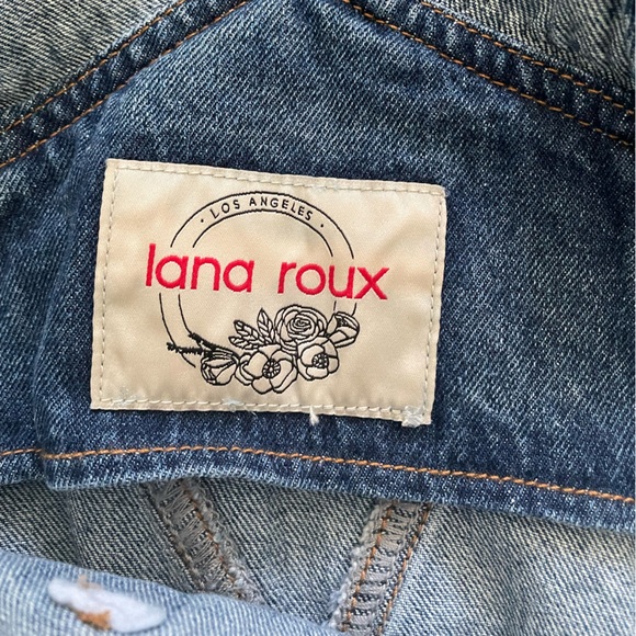 Lana roux  jean overalls - Picture 3 of 4
